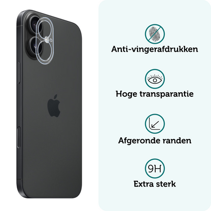 Forterra iPhone 17 Camera Screenprotector Gehard Glas