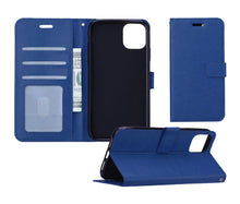 Forterra iPhone 11 Hoesje Bookcase Cover met Kaarthouder - Donkerblauw