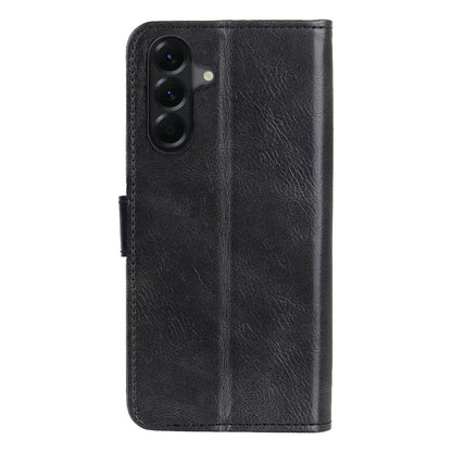 Forterra Samsung A36 Hoesje Bookcase Cover met Kaarthouder - Zwart