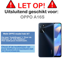Forterra OPPO A16s Screenprotector Gehard Glas - Privacy
