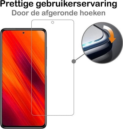 Forterra Poco X3 Screenprotector Gehard Glas - Anti-kras