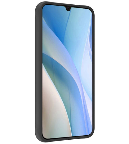 Forterra Samsung A15 Hoesje Siliconen Backcover Lichtgewicht - Zwart