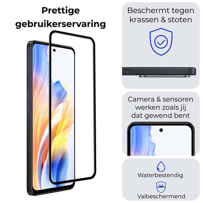 Forterra OPPO A98 Screenprotector Gehard Glas - Full Screen