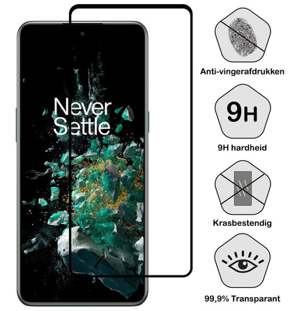 Forterra OnePlus 10T Screenprotector Gehard Glas - Full Screen