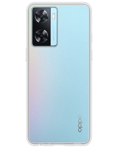 Forterra OPPO A57 Hoesje Siliconen Backcover Lichtgewicht - Transparant