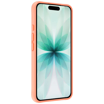 Forterra iPhone 17 Hoesje Siliconen Backcover Lichtgewicht - Perzik