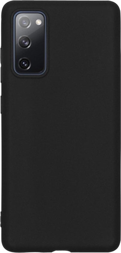 Forterra Samsung A41 Hoesje Siliconen Backcover Lichtgewicht - Zwart