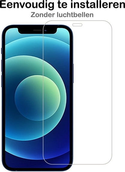 Forterra iPhone 12 Mini Screenprotector Gehard Glas - Volledige dekking