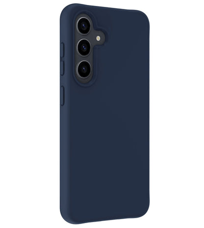 Forterra Samsung S23 FE Hoesje Siliconen Backcover Lichtgewicht - Donkerblauw