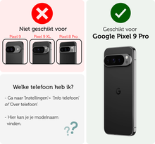 Forterra Google Pixel 9 Pro Hoesje Siliconen Backcover Lichtgewicht - Donkergroen