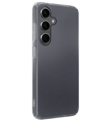 Forterra Samsung A55 Hoesje Siliconen Backcover Lichtgewicht - Transparant