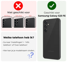 Forterra Samsung S23 FE Hoesje Shockproof Backcover Siliconen - Transparant