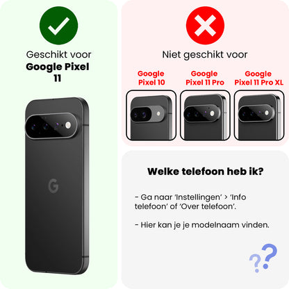 Forterra Google Pixel 11 Screenprotector Gehard Glas - Anti-kras