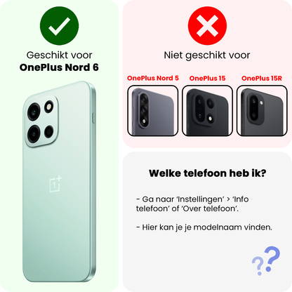 Forterra OnePlus Nord 6 Screenprotector Gehard Glas - Full Screen