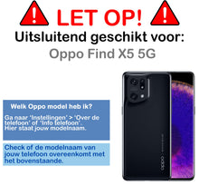 Forterra OPPO Find X5 Hoesje Siliconen Backcover Lichtgewicht - Zwart