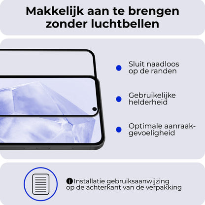 Forterra Samsung A35 Screenprotector Gehard Glas - Full Screen