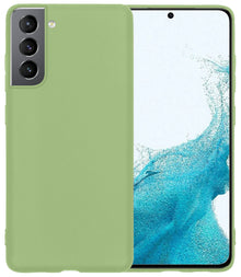 Forterra Samsung S22 Plus Hoesje Siliconen Backcover Lichtgewicht - Groen