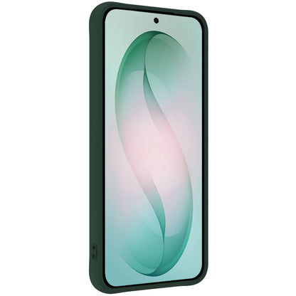 Forterra Samsung S26 Hoesje Siliconen Backcover Lichtgewicht - Donkergroen
