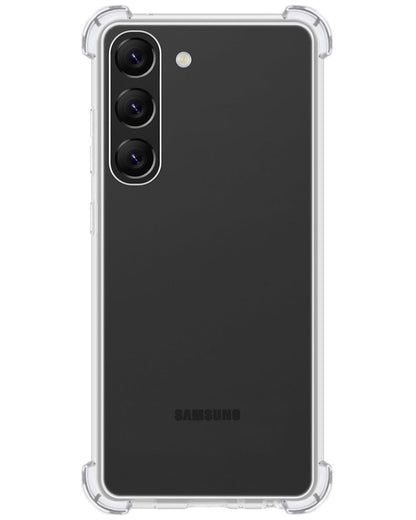Forterra Samsung S23 Plus Hoesje Shockproof Backcover Siliconen - Transparant