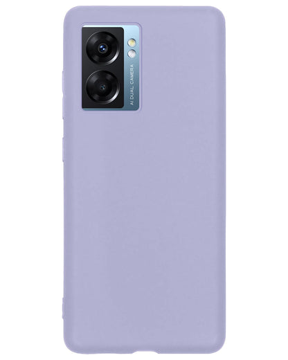 Forterra OPPO A77 Hoesje Siliconen Backcover Lichtgewicht - Lila
