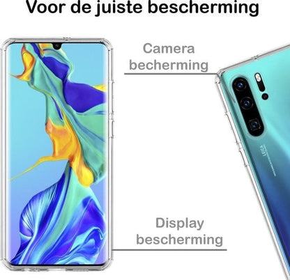 Forterra Huawei P30 Pro Hoesje Siliconen Backcover Lichtgewicht - Transparant