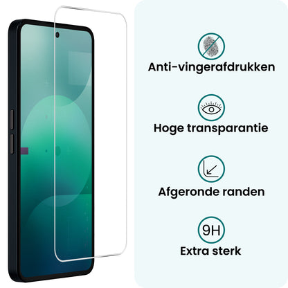 Forterra Nothing Phone 3a Pro Screenprotector Gehard Glas - Anti-kras