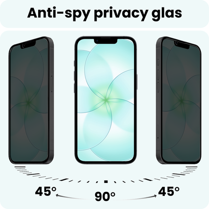 Forterra iPhone 17e Screenprotector Gehard Glas - Privacy