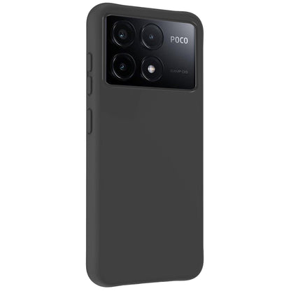 Forterra Xiaomi Poco X6 Pro 5G Hoesje Siliconen Backcover Lichtgewicht - Zwart