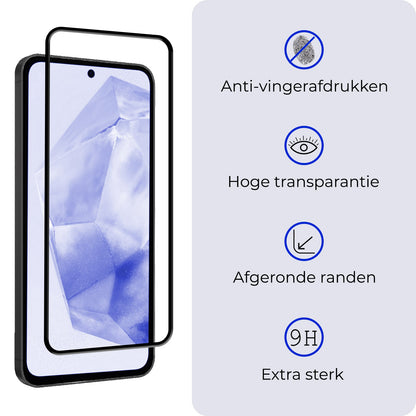 Forterra Samsung A35 Screenprotector Gehard Glas - Full Screen