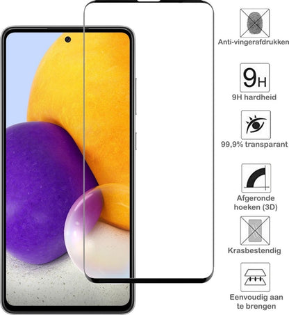 Forterra Samsung A72 Screenprotector Gehard Glas - Full Screen