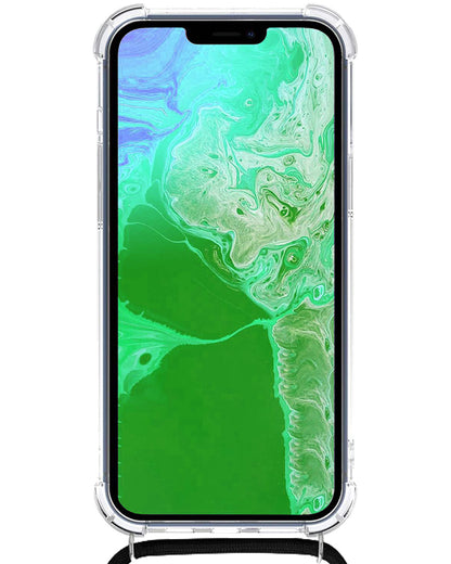 Forterra iPhone 13 Pro Hoesje met Koord Backcover Shockproof - Transparant