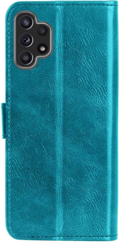 Forterra Samsung A32 4G Hoesje Bookcase Cover met Kaarthouder - Turquoise