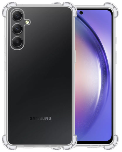 Forterra Samsung A54 Hoesje Shockproof Backcover Siliconen - Transparant