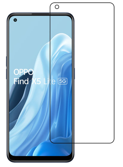 Forterra OPPO Find X5 Lite Screenprotector Gehard Glas - Anti-kras