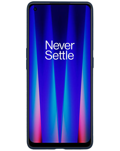 Forterra OnePlus Nord CE 2 Hoesje Siliconen Backcover Lichtgewicht - Donkerblauw