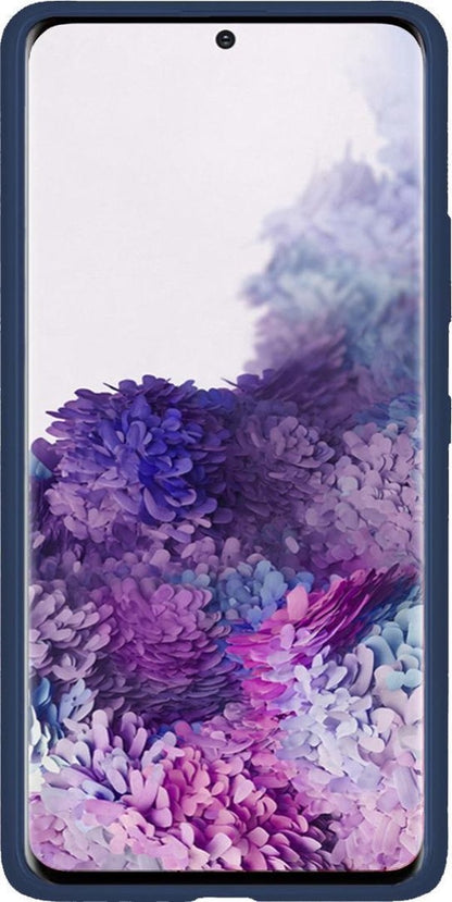Forterra Samsung S20 Ultra Hoesje Siliconen Backcover Lichtgewicht - Donkerblauw