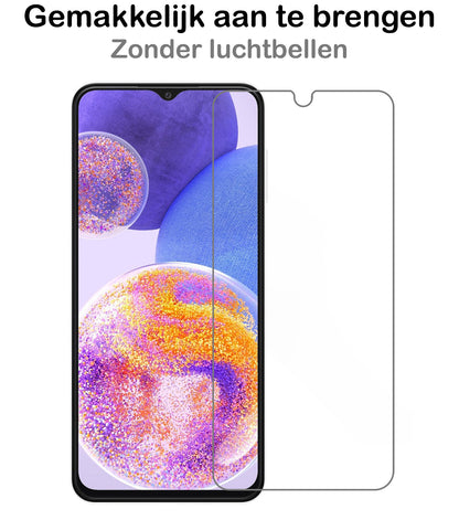 Forterra Samsung A23 Screenprotector Gehard Glas - Anti-kras