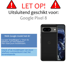 Forterra Google Pixel 8 Hoesje Siliconen Backcover Lichtgewicht - Transparant