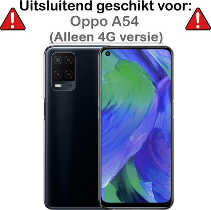 Forterra OPPO A54 Hoesje Shockproof Backcover Siliconen - Transparant