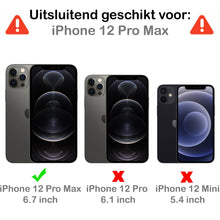 Forterra iPhone 12 Pro Max Hoesje Magneet Hard Case Shockproof - Zilver