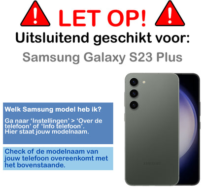Forterra Samsung S23 Plus Screenprotector Gehard Glas - Anti-kras