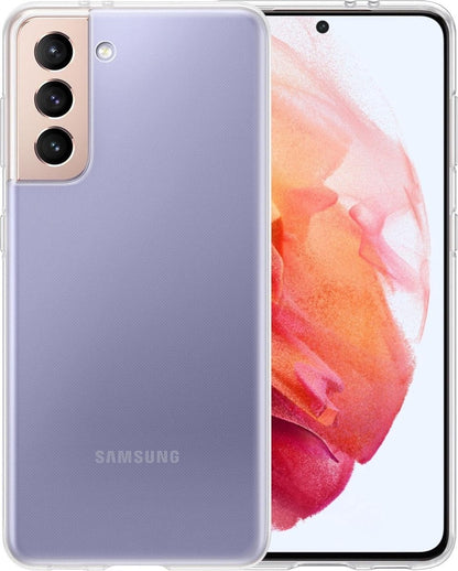 Forterra Samsung S21 Plus Hoesje Siliconen Backcover Lichtgewicht - Transparant