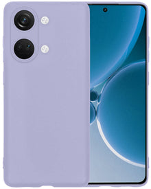 Forterra OnePlus Nord 3 Hoesje Siliconen Backcover Lichtgewicht - Lila