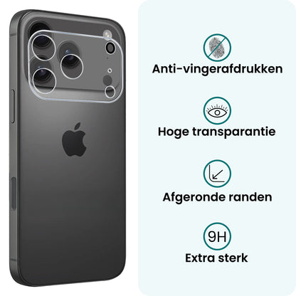 Forterra iPhone 17 Pro Max Camera Screenprotector Gehard Glas
