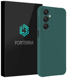 Forterra Samsung A16 Hoesje Siliconen Backcover Lichtgewicht - Donkergroen