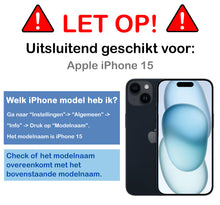 Forterra iPhone 15 Hoesje Siliconen Backcover Lichtgewicht - Donkergroen