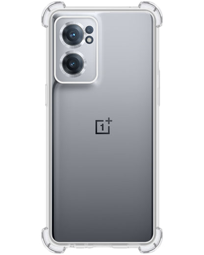 Forterra OnePlus Nord CE 2 Hoesje Shockproof Backcover Siliconen - Transparant