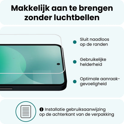 Forterra Nothing Phone 3a Pro Screenprotector Gehard Glas - Anti-kras
