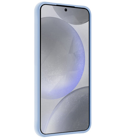 Forterra Samsung S24 Plus Hoesje Siliconen Backcover Lichtgewicht - Lichtblauw