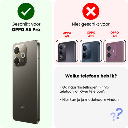 Forterra OPPO A5 Pro Hoesje Siliconen Backcover Lichtgewicht - Zwart